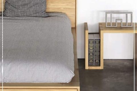 Giường gỗ tự nhiên Nordic Bed - efadesign.vn